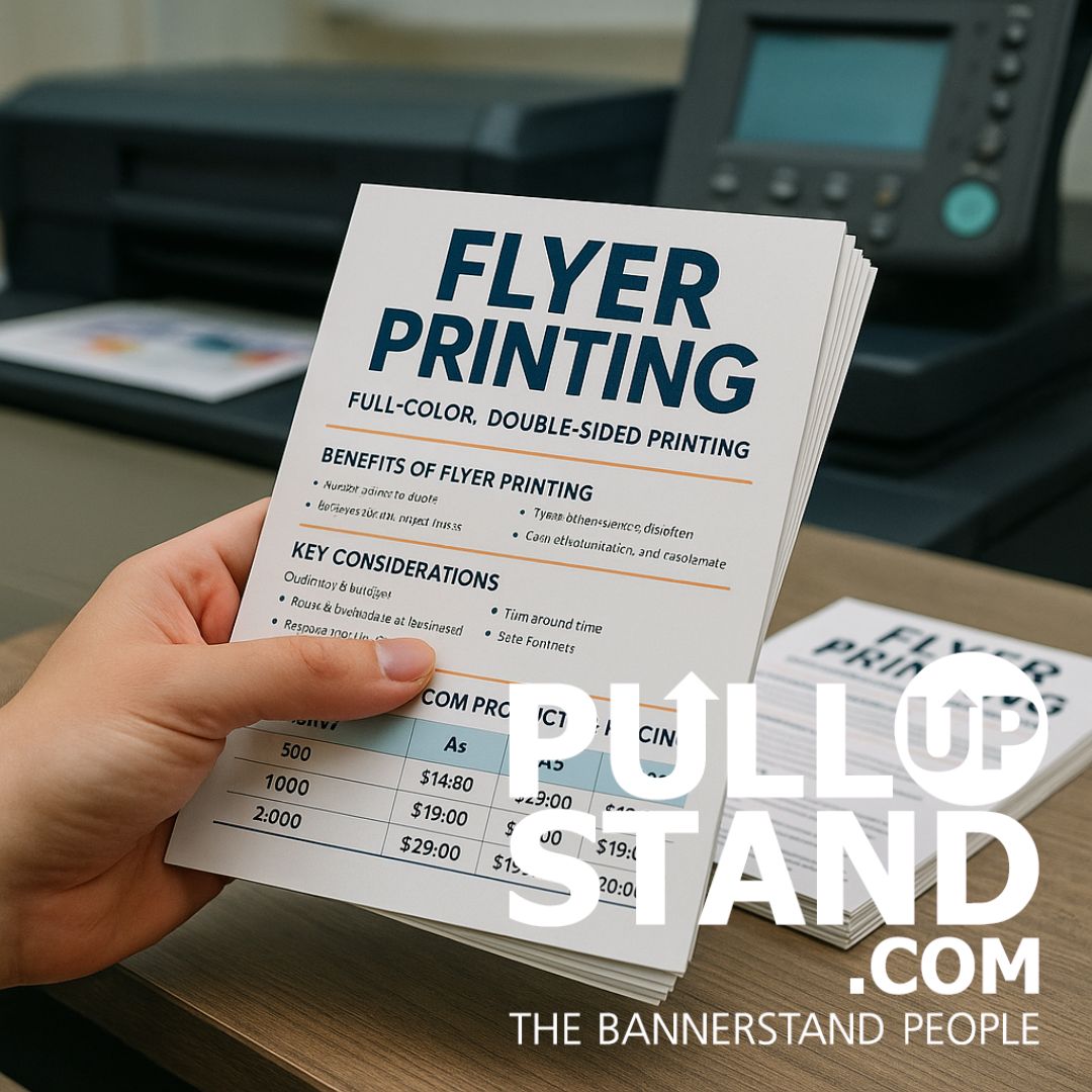 Flyer Printing Singapore: Premium Quality Marketing Materials - Pullupstand.com Pte Ltd