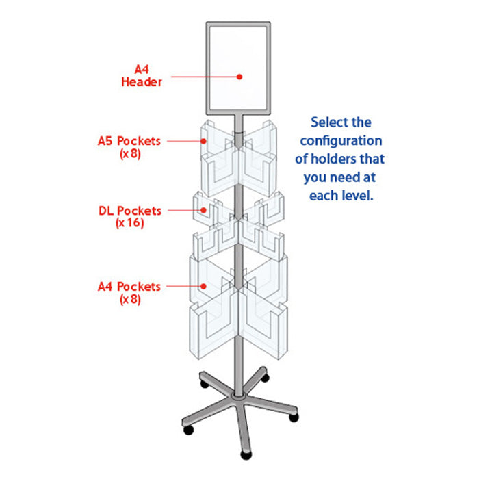 REVOLVING BROCHURE STAND