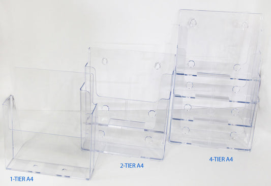 Premium A4 Clear Acrylic Display Holder - Pullupstand.com Pte Ltd
