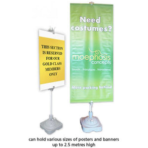 WATER BASE CLIP BANNER STAND