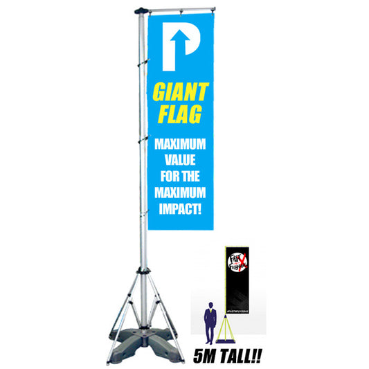 GIANT FLAG POLE BANNER