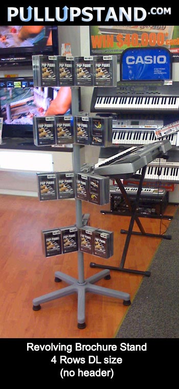 REVOLVING BROCHURE STAND - Pullupstand.com Pte Ltd