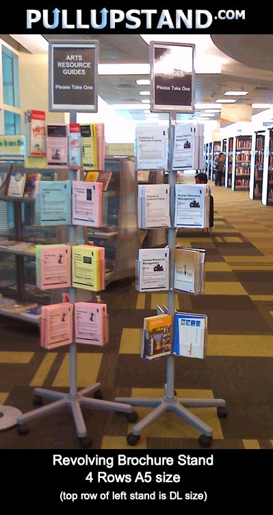 REVOLVING BROCHURE STAND