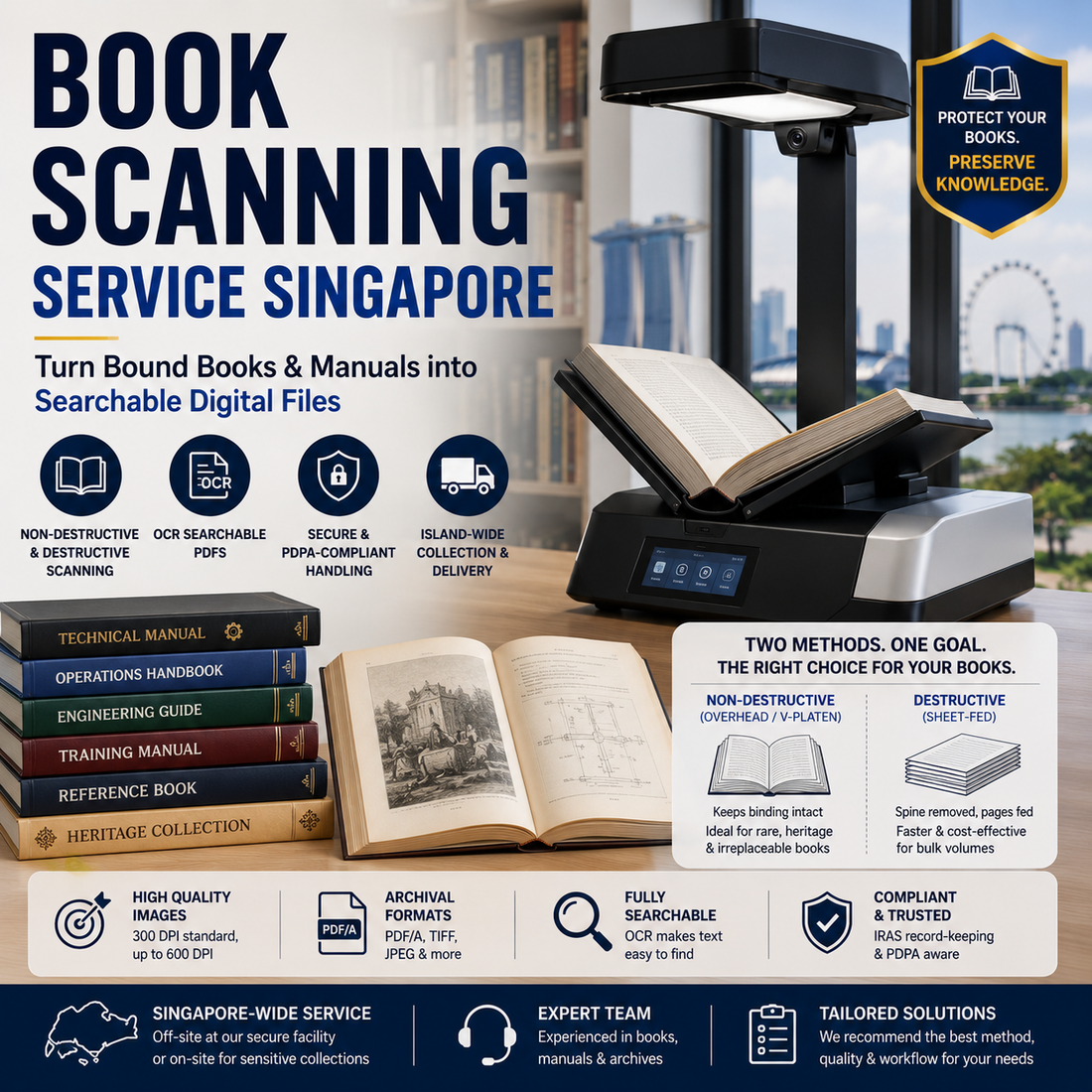 Book Scanning Service Singapore: A Complete Guide