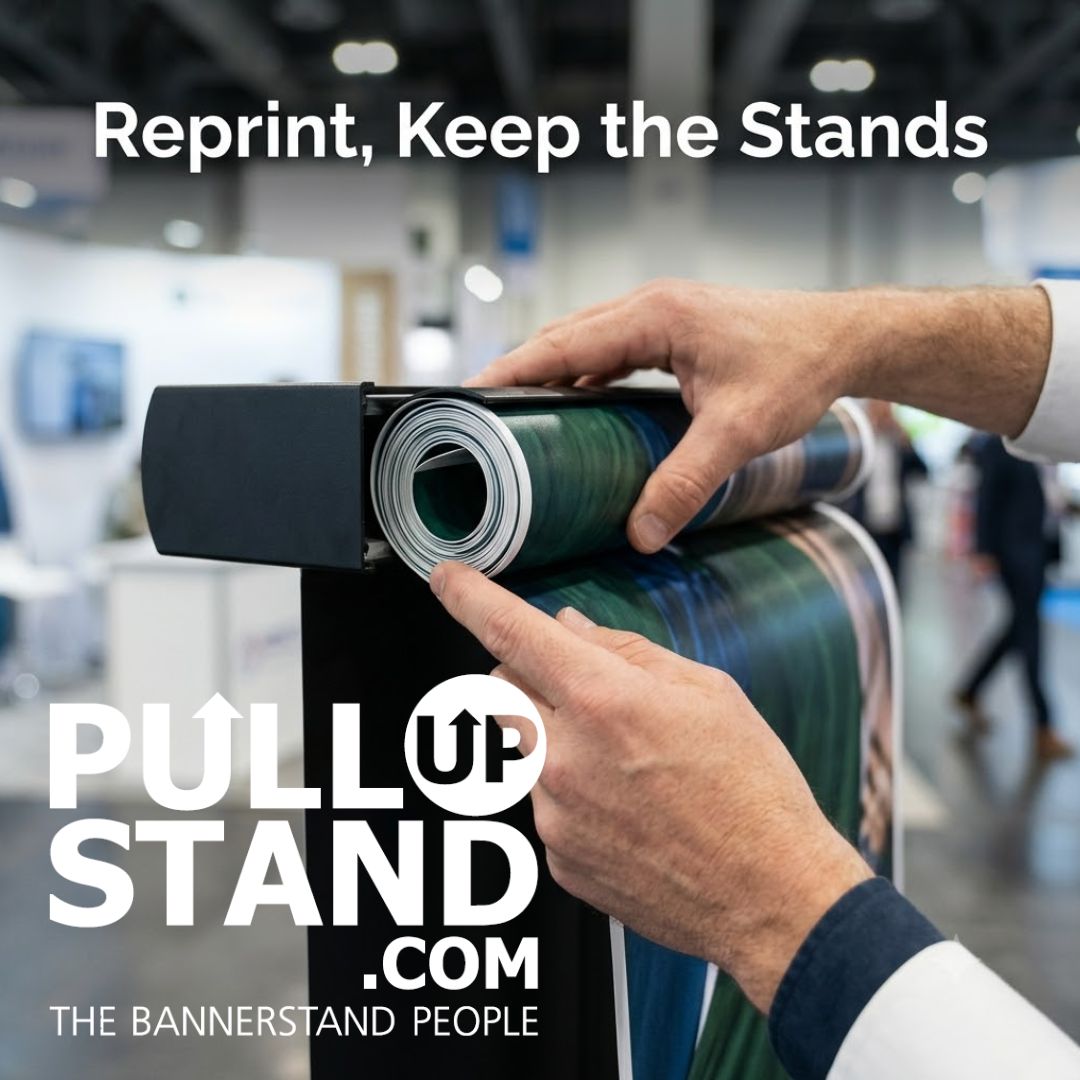 Can You Reprint a Pull-Up Banner and Keep the Stand?