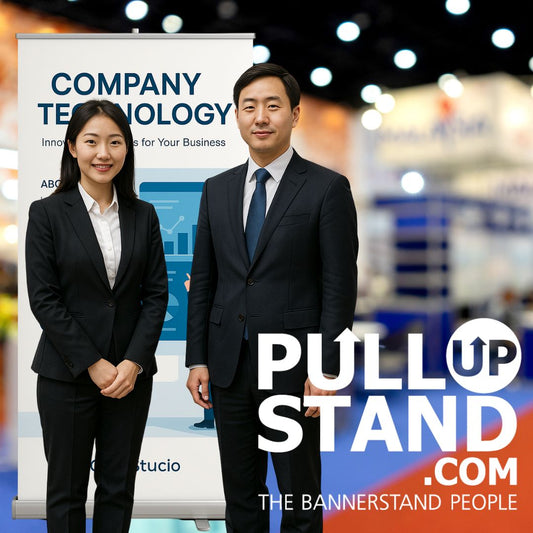 Dominate Singapore Exhibitions: Standee Banner Secrets Revealed! - Pullupstand.com Pte Ltd