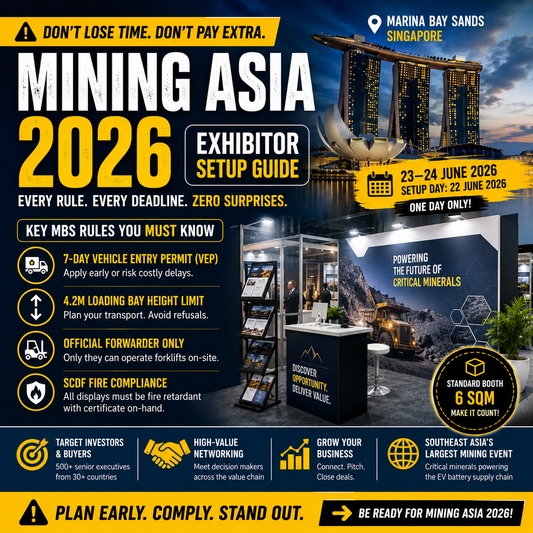 Mining Asia 2026 Singapore Exhibitor Display Setup Guide
