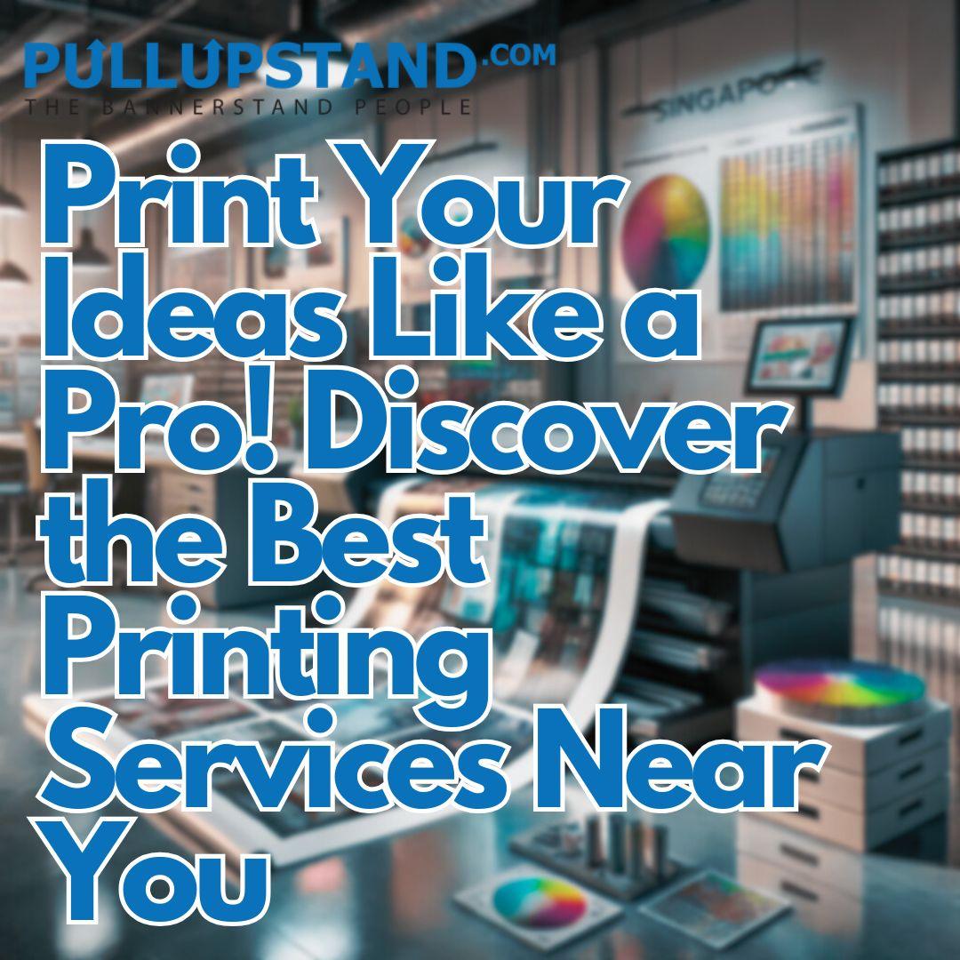 Best Poster Printing Near Me HighQuality & Affordable Pullupstand