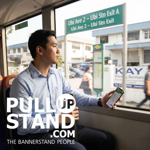 Pull Up Banner Printing Ubi Singapore | From S$95 Oxley Bizhub