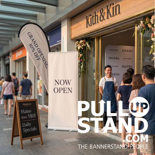 Restaurant Opening Banner Singapore 2026