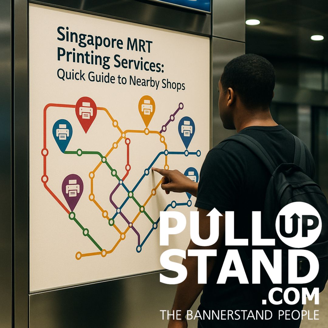 Singapore MRT Printing Services: Quick Guide to Nearby Shops - Pullupstand.com Pte Ltd