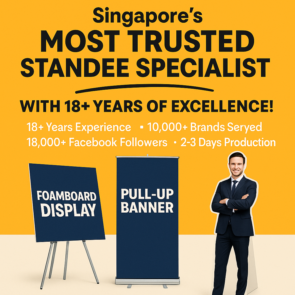 Standee Singapore: Your Complete Guide to Professional Display Solutions - Pullupstand.com Pte Ltd