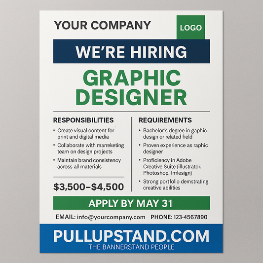 Hiring Posters That Attract Top Talent | Print in Singapore