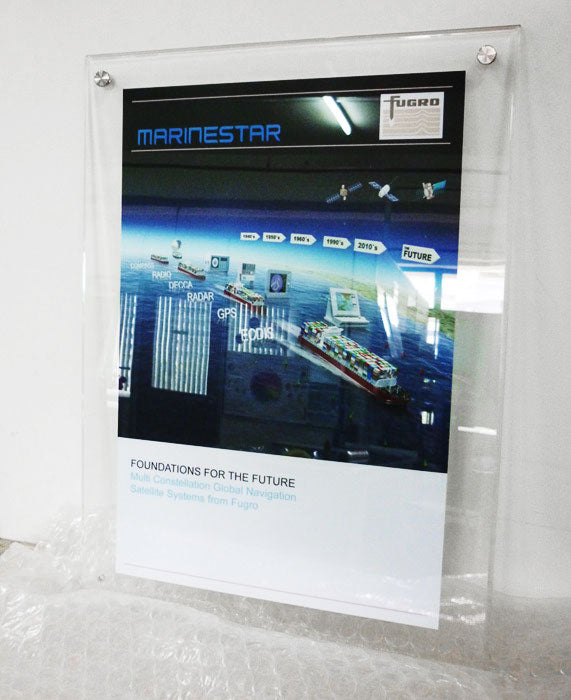 Clear Acrylic Frames for Displaying Your Art | Pullupstand.com Pte Ltd