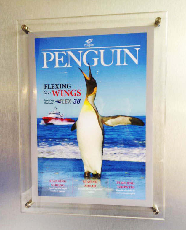 Clear Acrylic Frames for Displaying Your Art | Pullupstand.com Pte Ltd